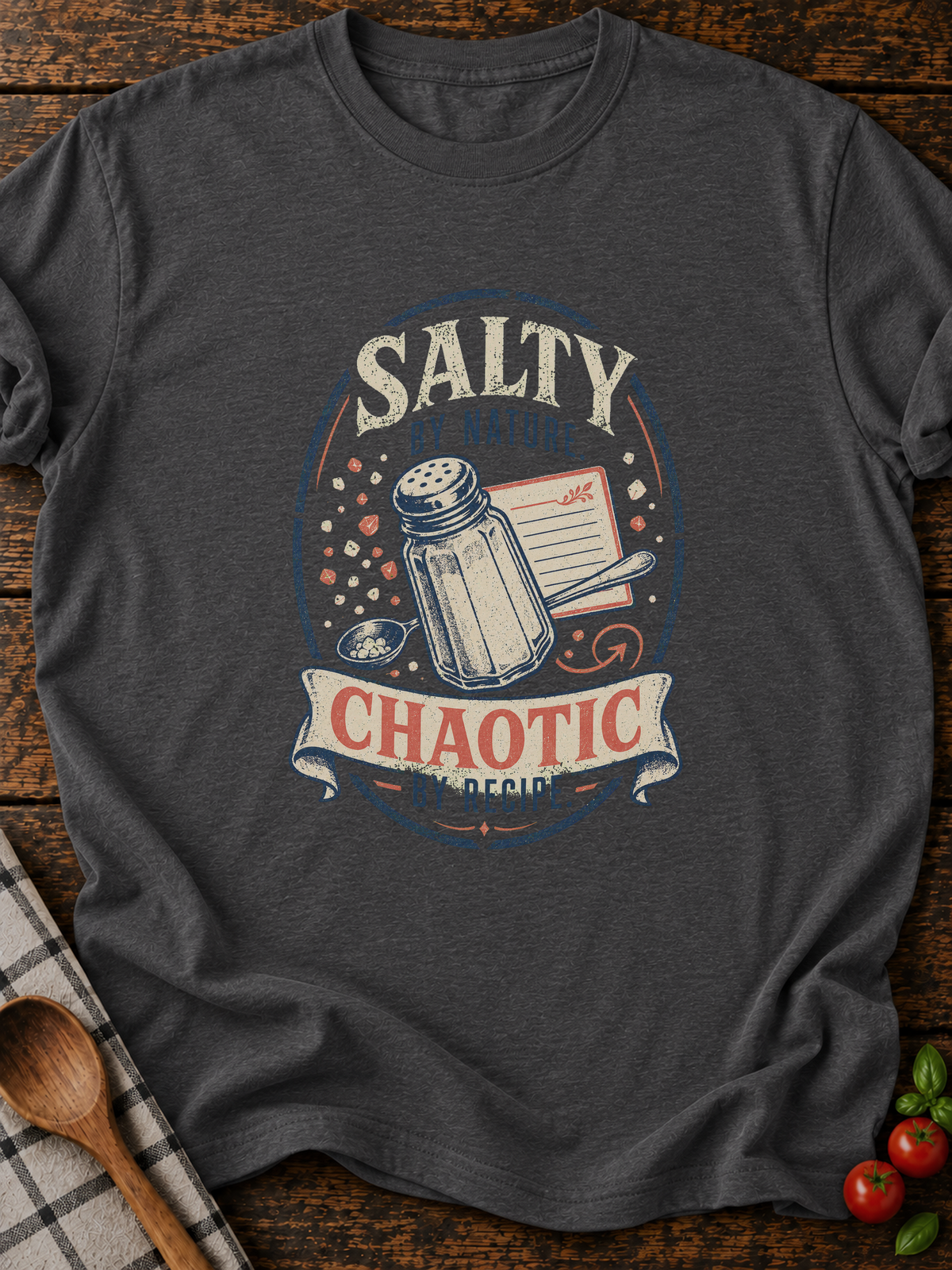 Salty Chaotic T-Shirt - Dark Heather