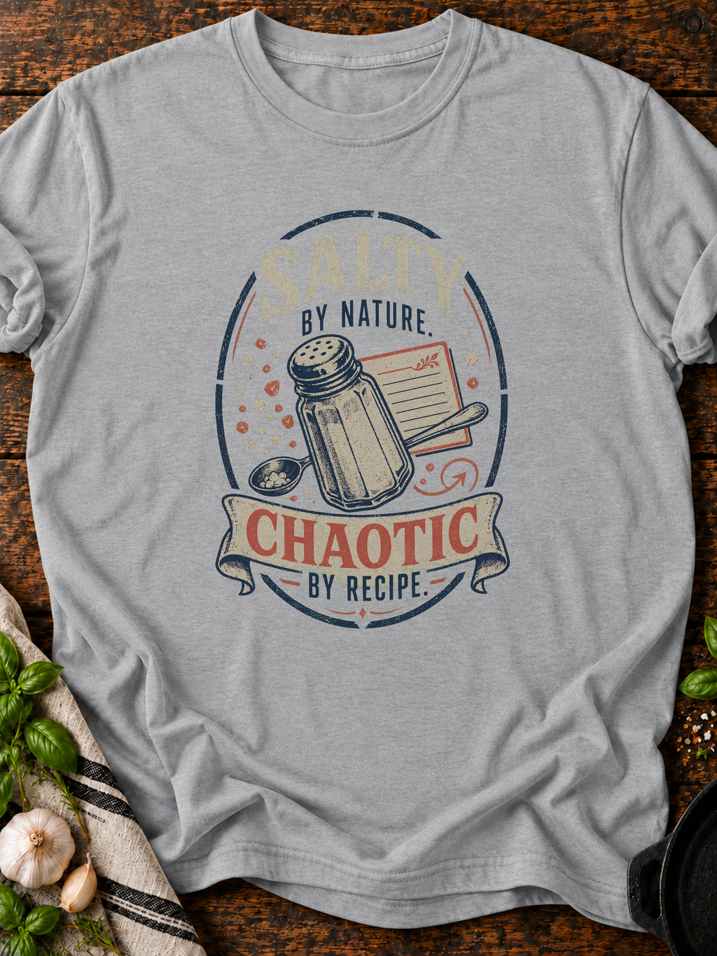 Salty Chaotic T-Shirt - Sport Grey