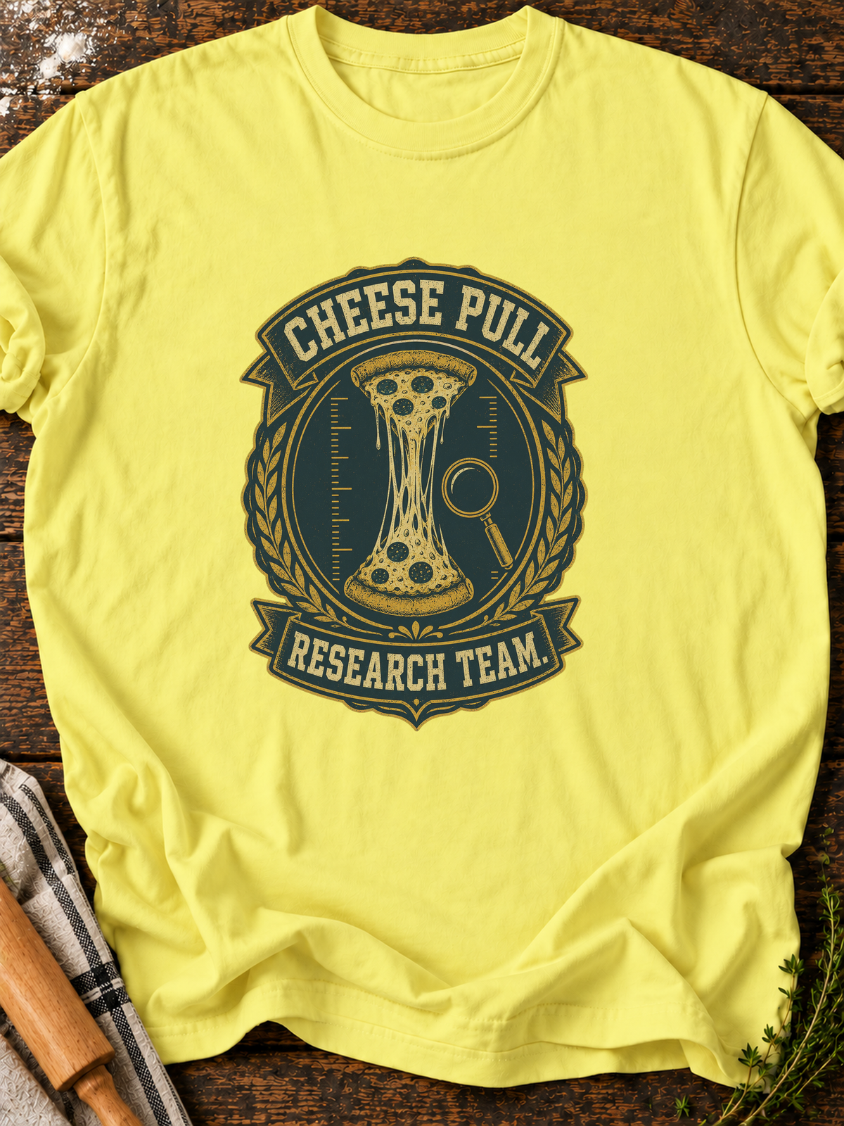 Cheese Pull T-Shirt - Cornsilk
