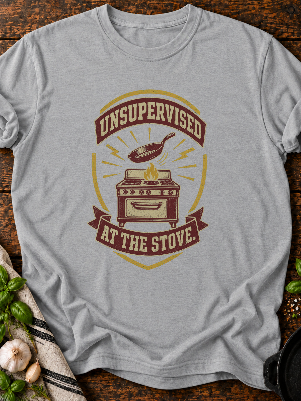 Unsupervised T-Shirt - Sport Grey