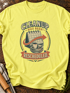 Cleanup Rescheduled T-Shirt - Cornsilk