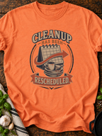Cleanup Rescheduled T-Shirt - Heather Orange