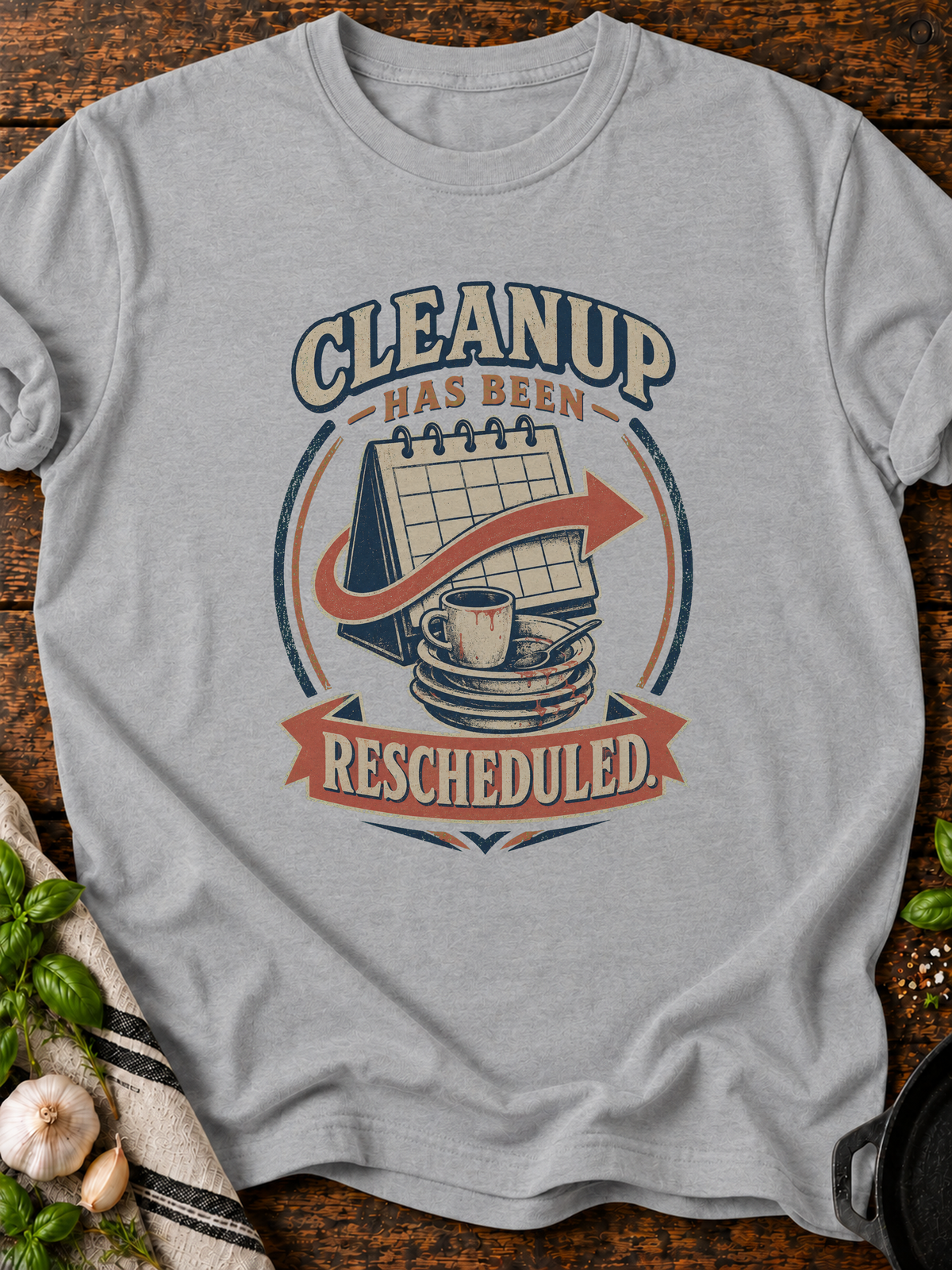 Cleanup Rescheduled T-Shirt - Sport Grey