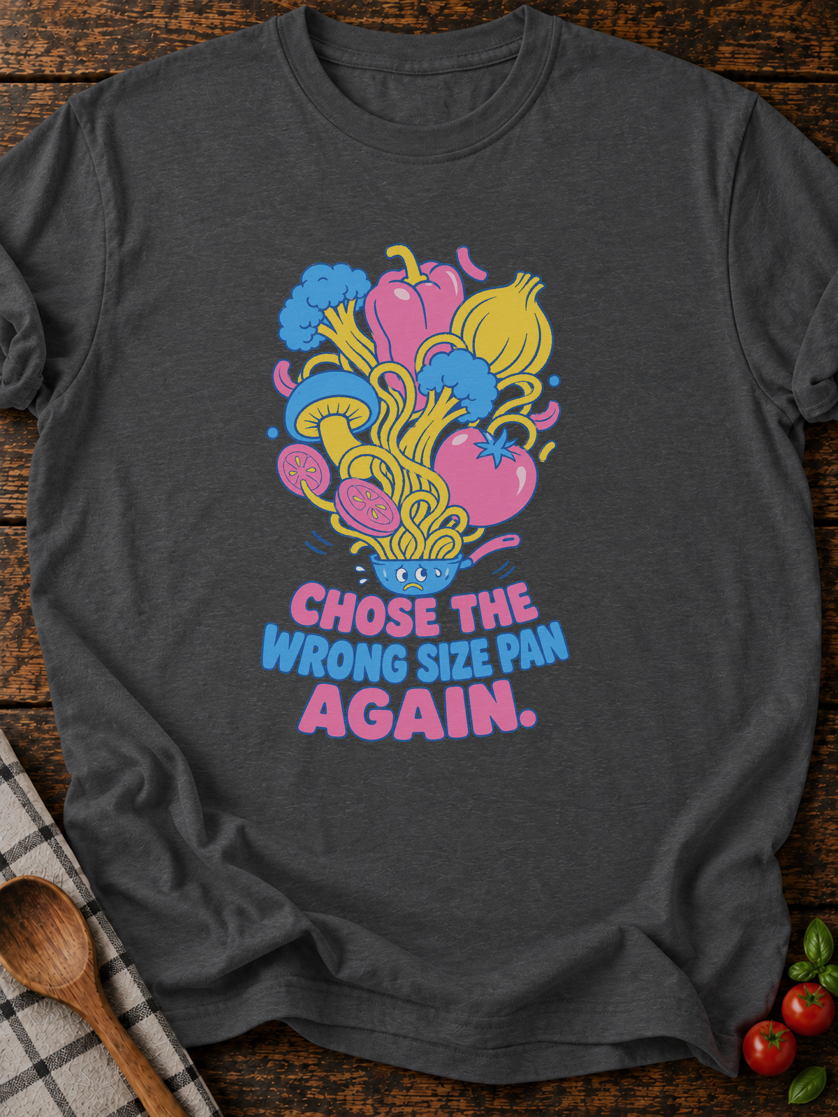 Wrong Pan T-Shirt - Dark Heather