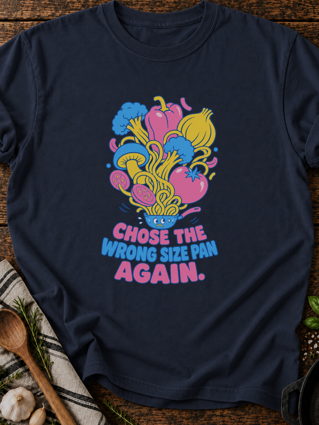 Wrong Pan T-Shirt - Navy