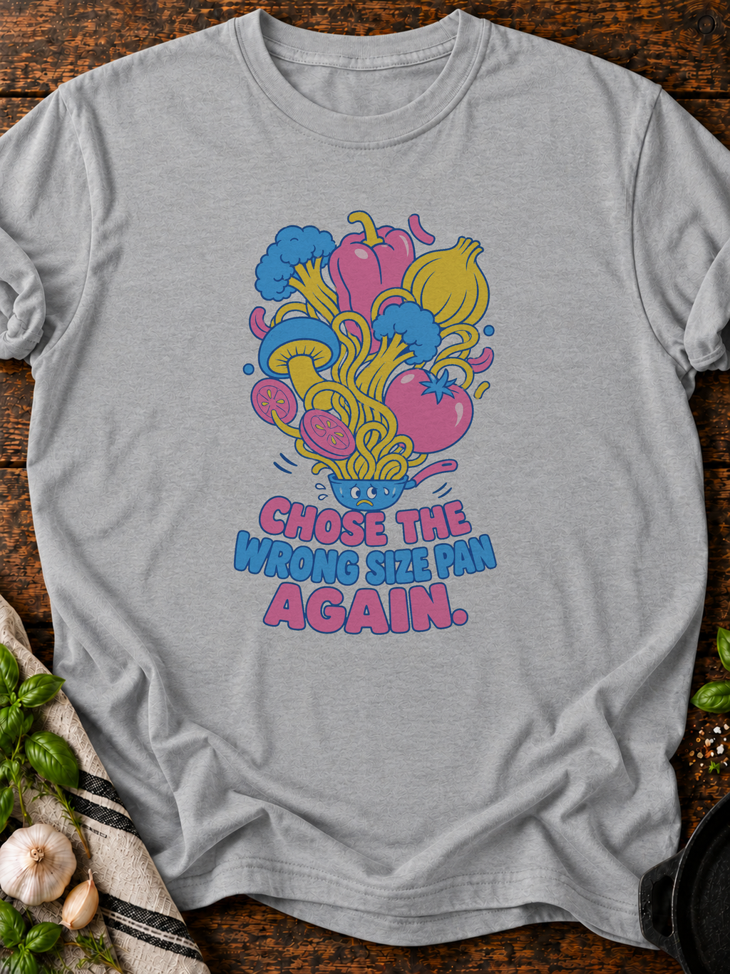 Wrong Pan T-Shirt - Sport Grey