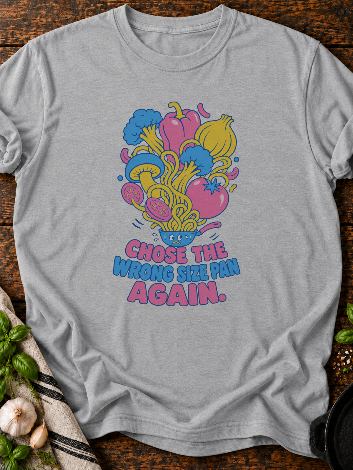 Wrong Pan T-Shirt - Sport Grey
