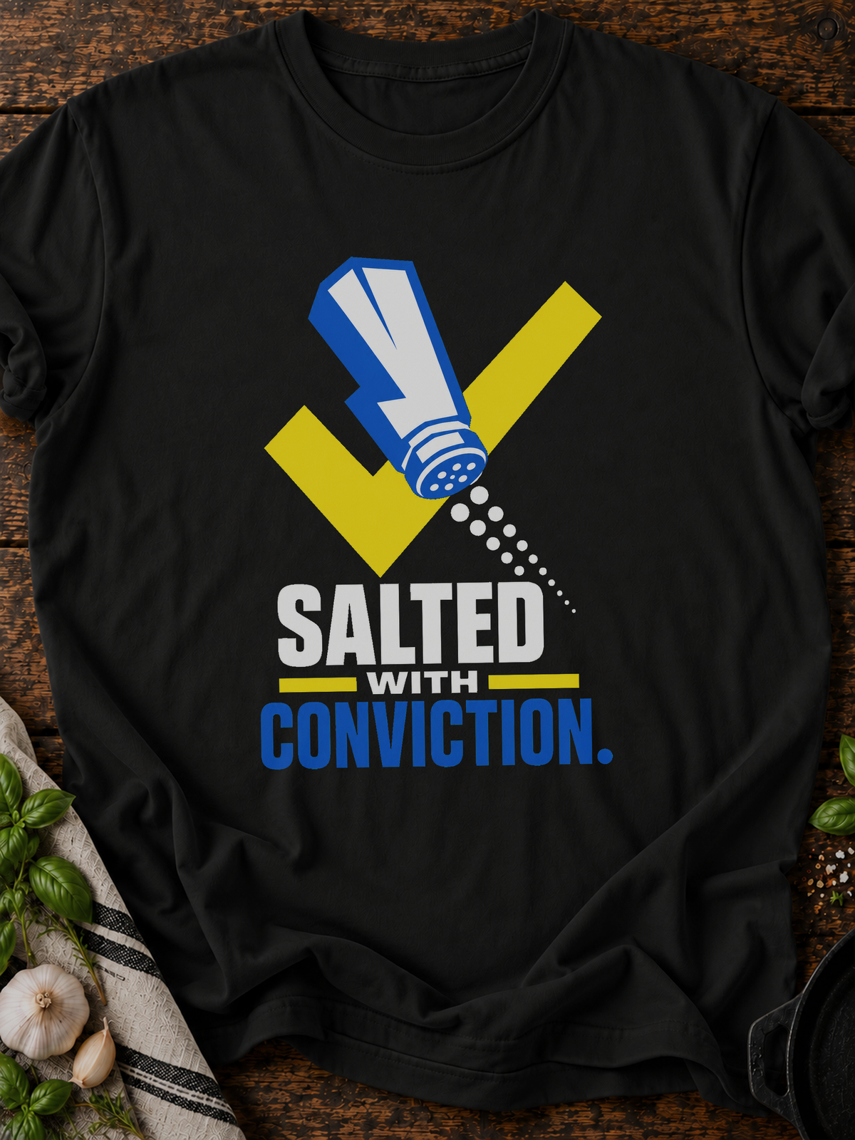 Salted Conviction T-Shirt - Black