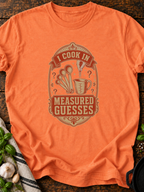 Measured Guesses T-Shirt - Heather Orange