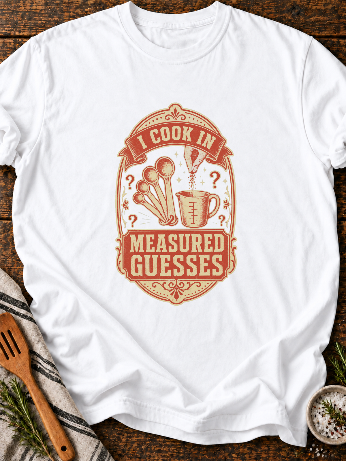 Measured Guesses T-Shirt - White
