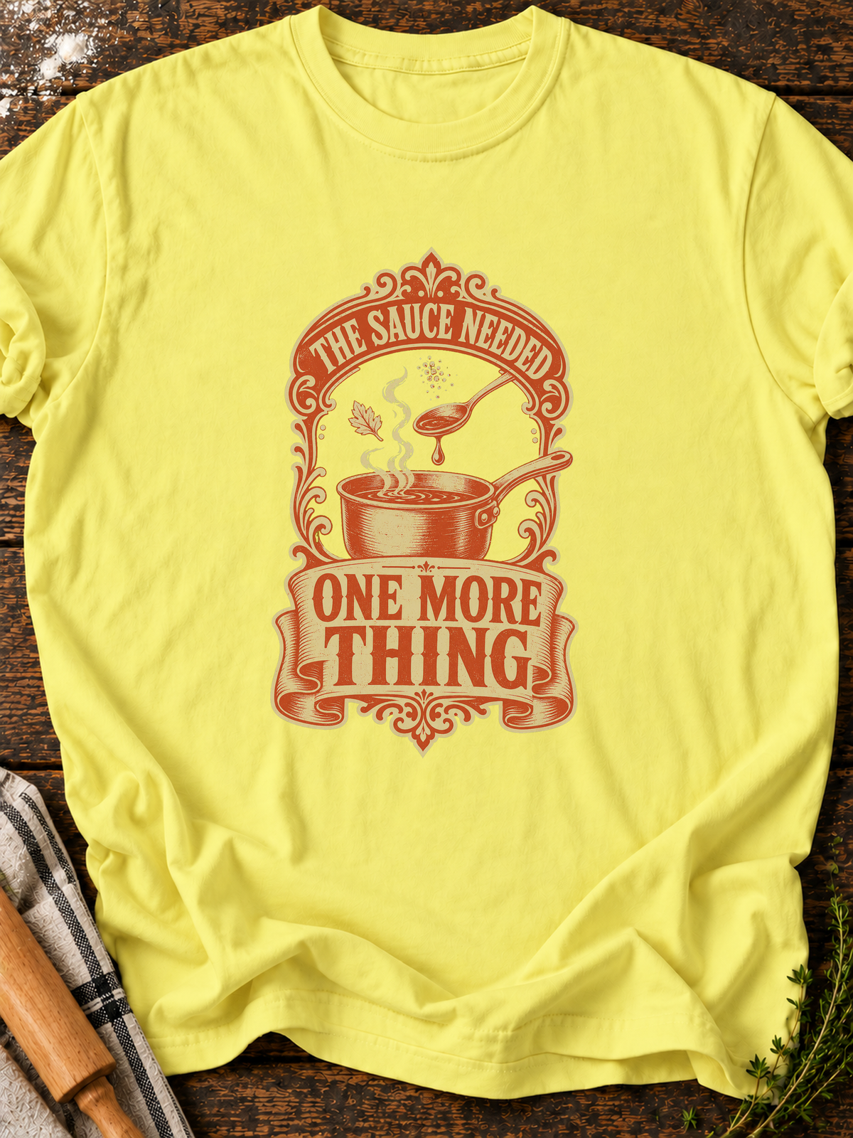 Sauce One More Thing T-Shirt - Cornsilk