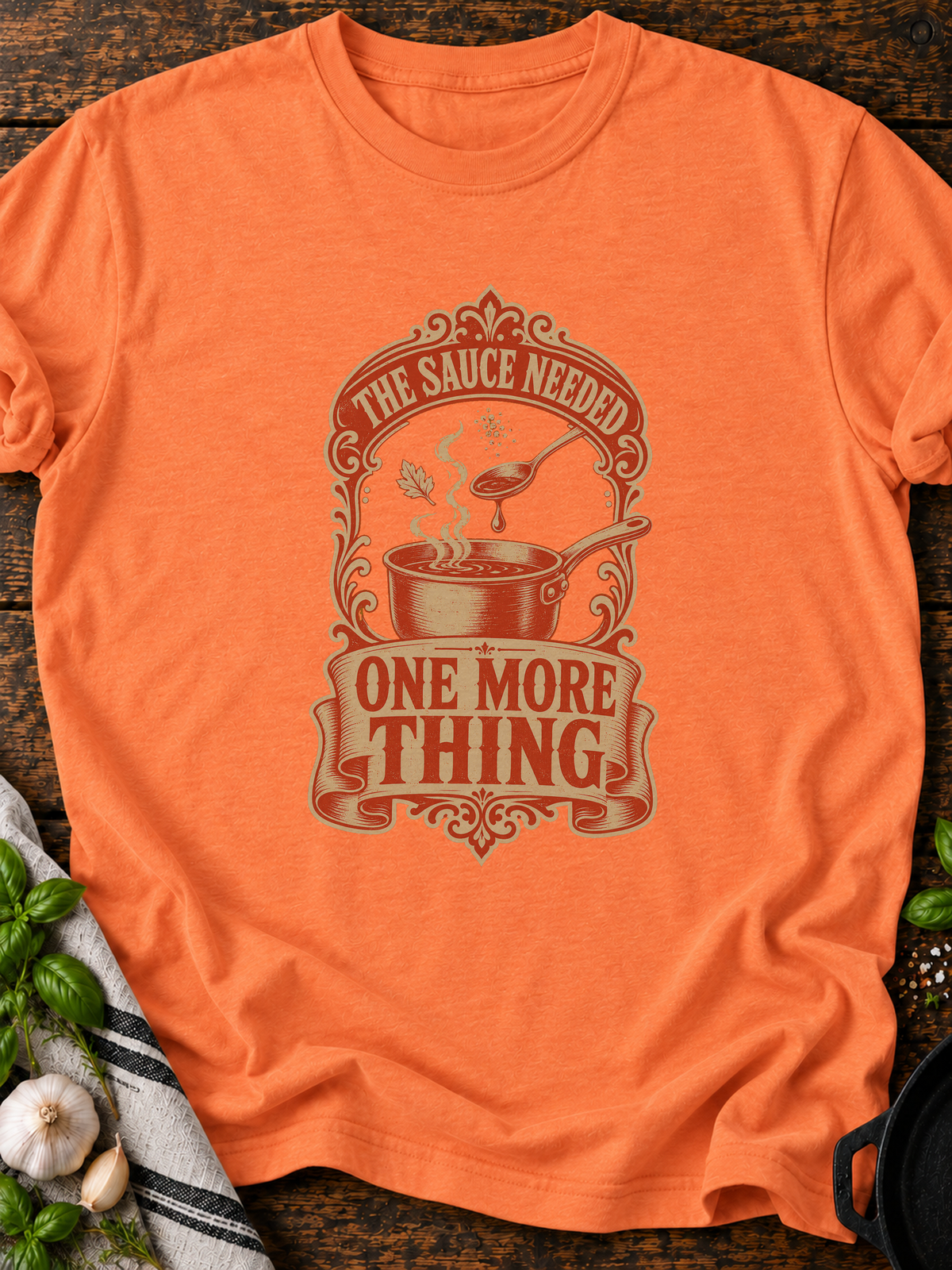Sauce One More Thing T-Shirt - Heather Orange