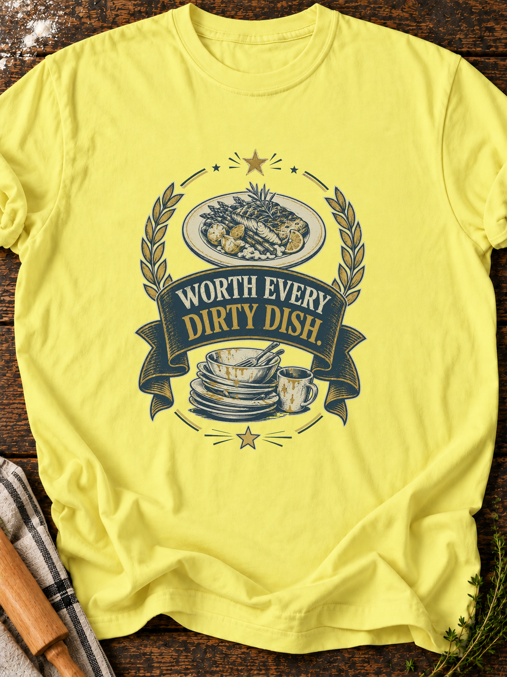 Worth Dirty T-Shirt - Cornsilk