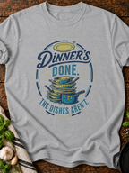 Dinner Dishes T-Shirt - Sport Grey