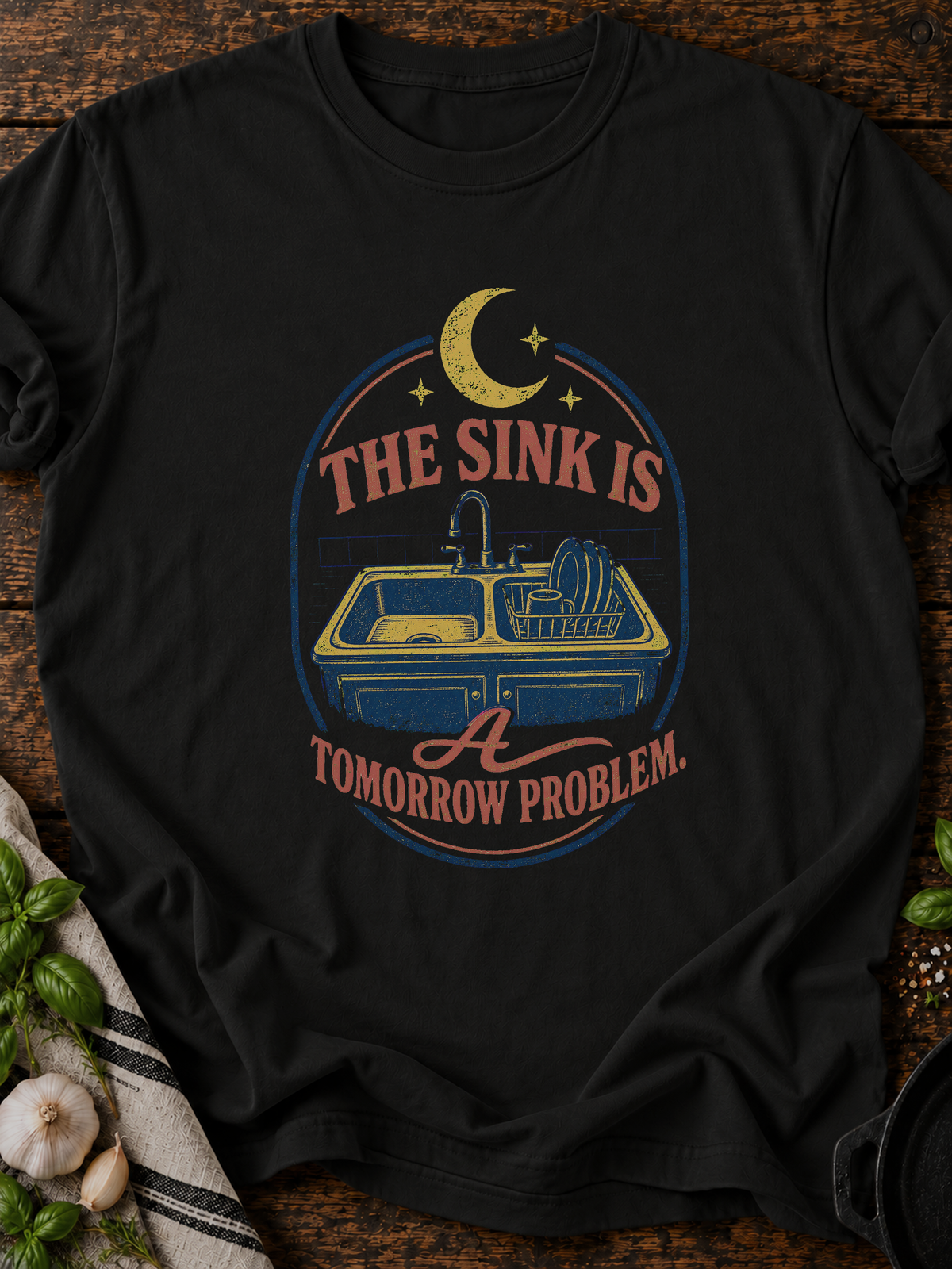 Sink Tomorrow T-Shirt - Black