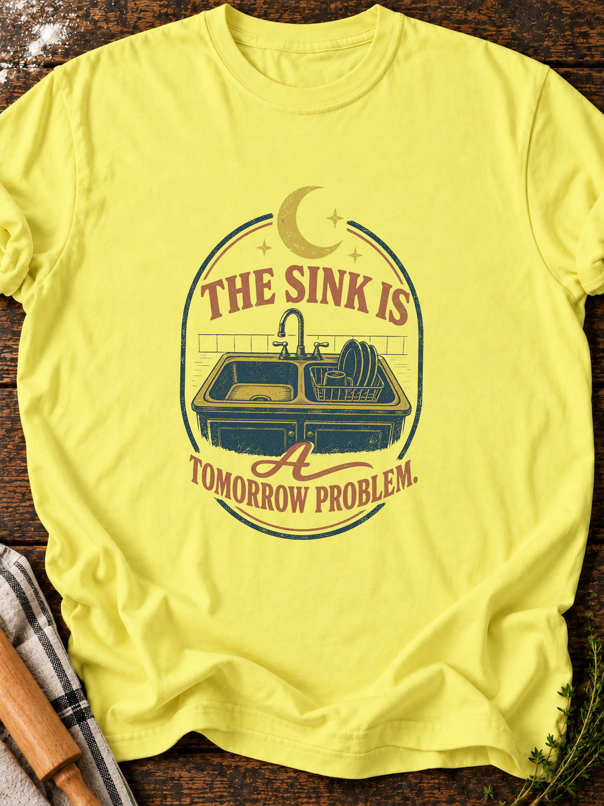 Sink Tomorrow T-Shirt - Cornsilk