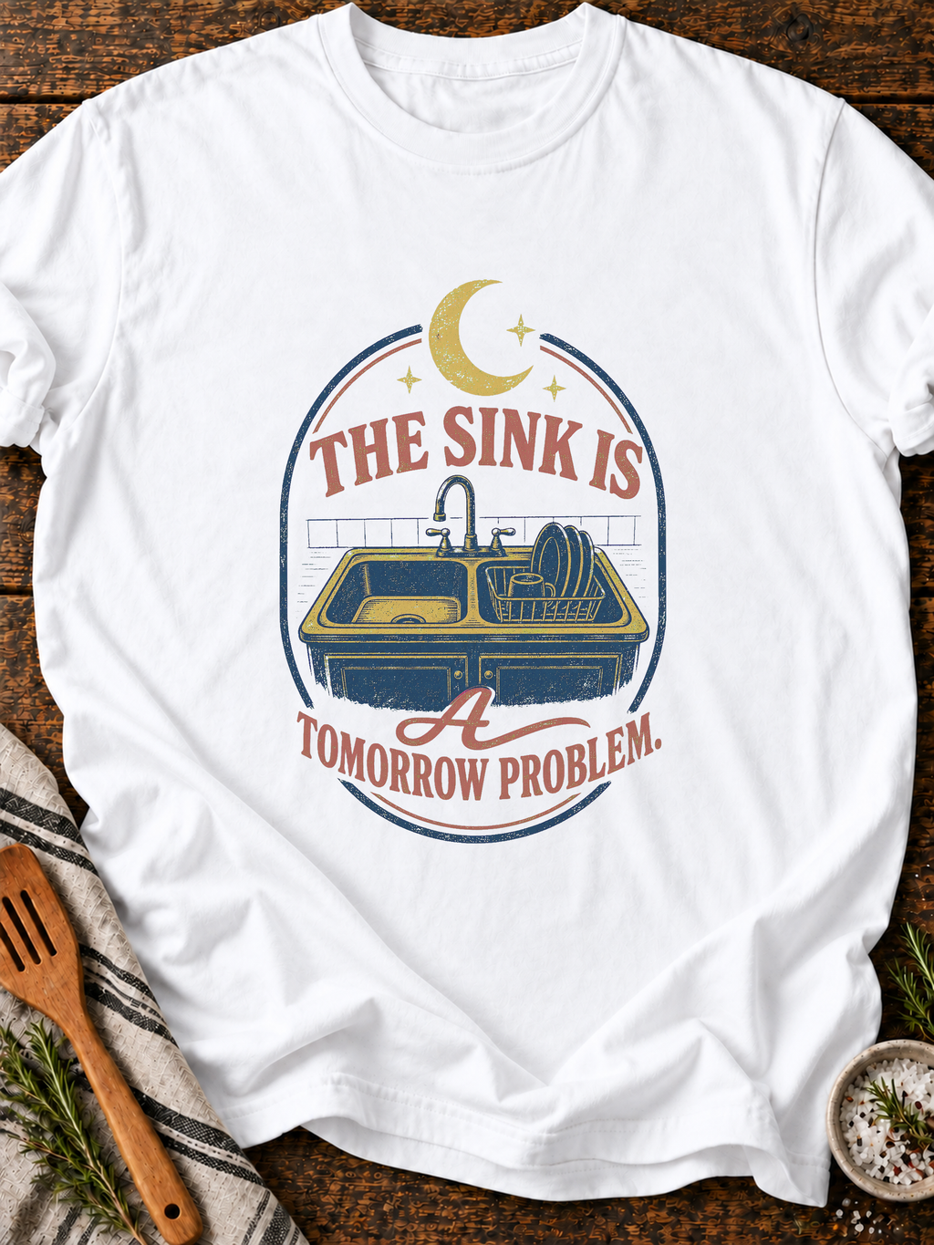 Sink Tomorrow T-Shirt - White
