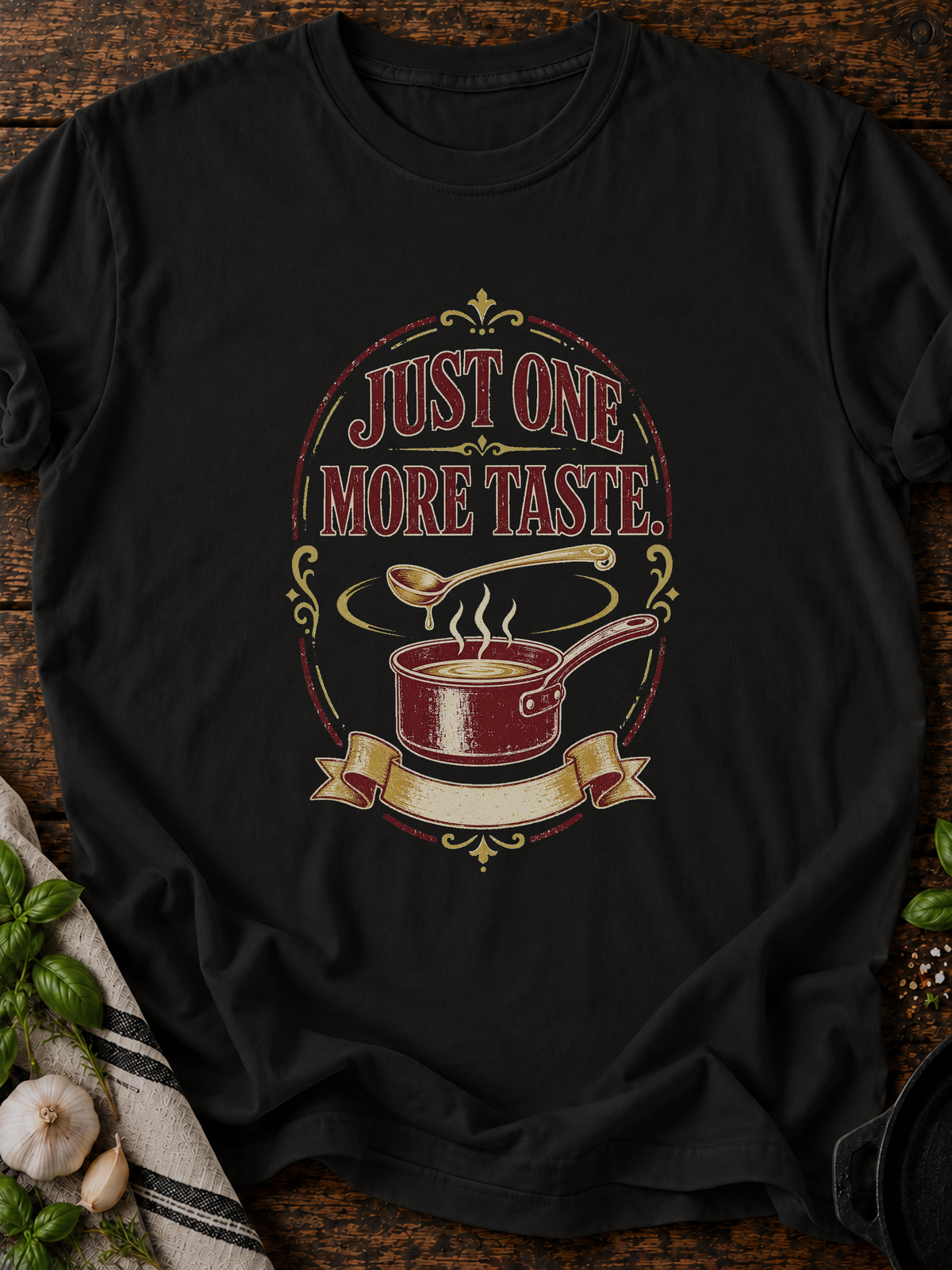 One More Taste T-Shirt - Black