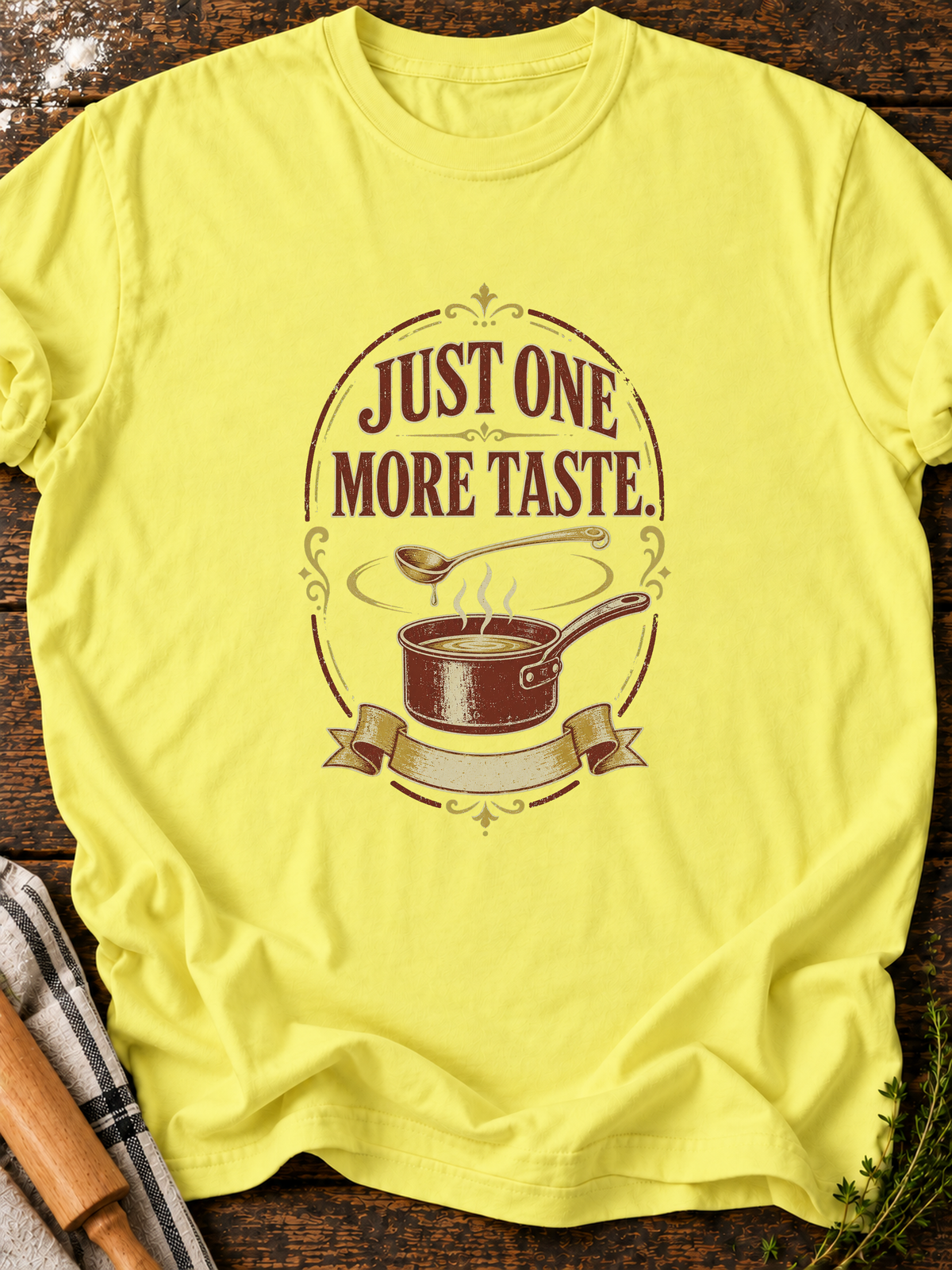 One More Taste T-Shirt - Cornsilk