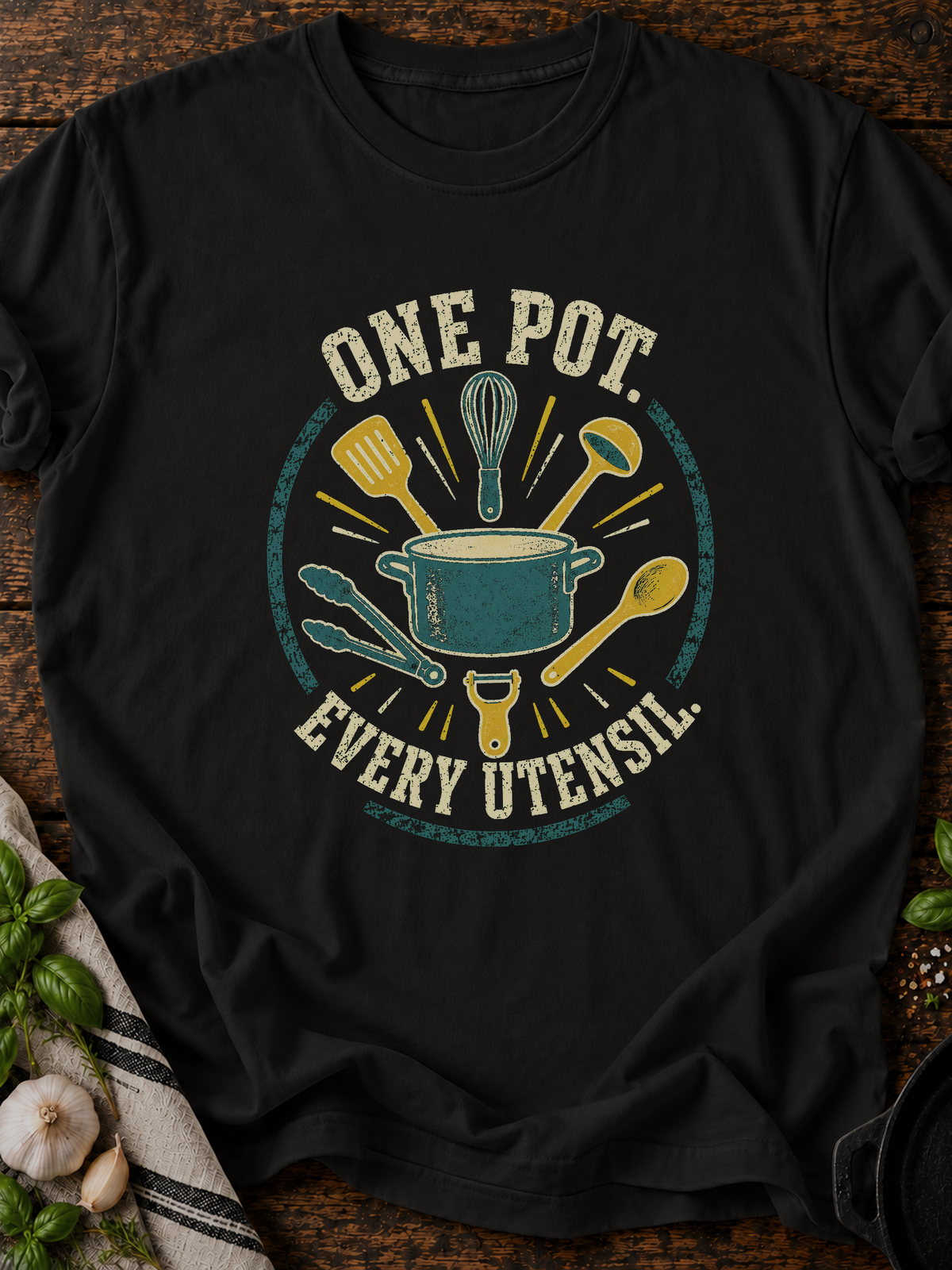 One Pot T-Shirt - Black