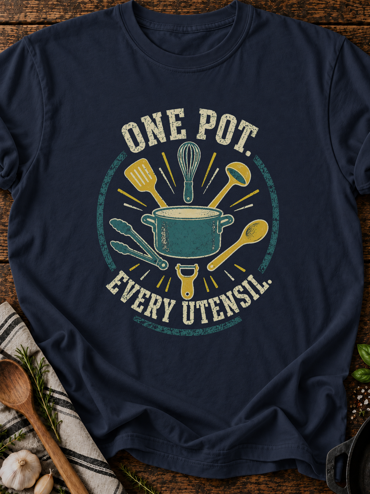 One Pot T-Shirt - Navy