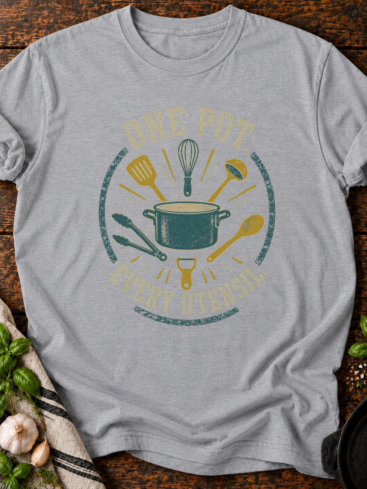 One Pot T-Shirt - Sport Grey