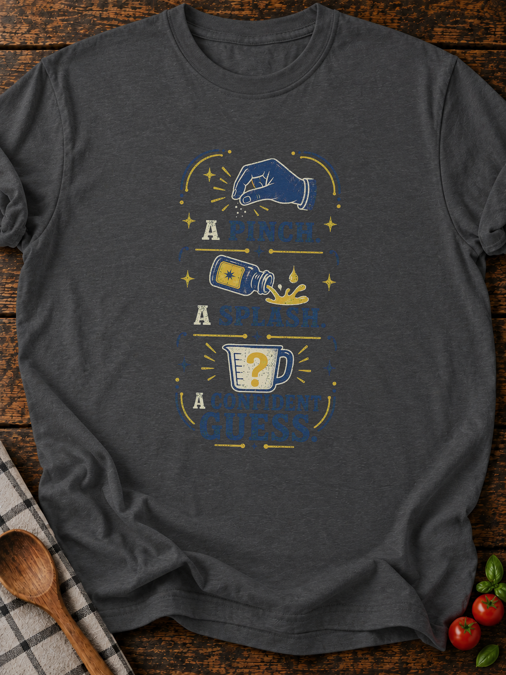 Pinch Splash T-Shirt - Dark Heather