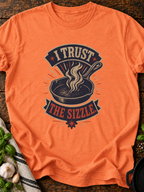 Trust Sizzle T-Shirt - Heather Orange