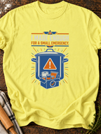 Small Emergency T-Shirt - Cornsilk