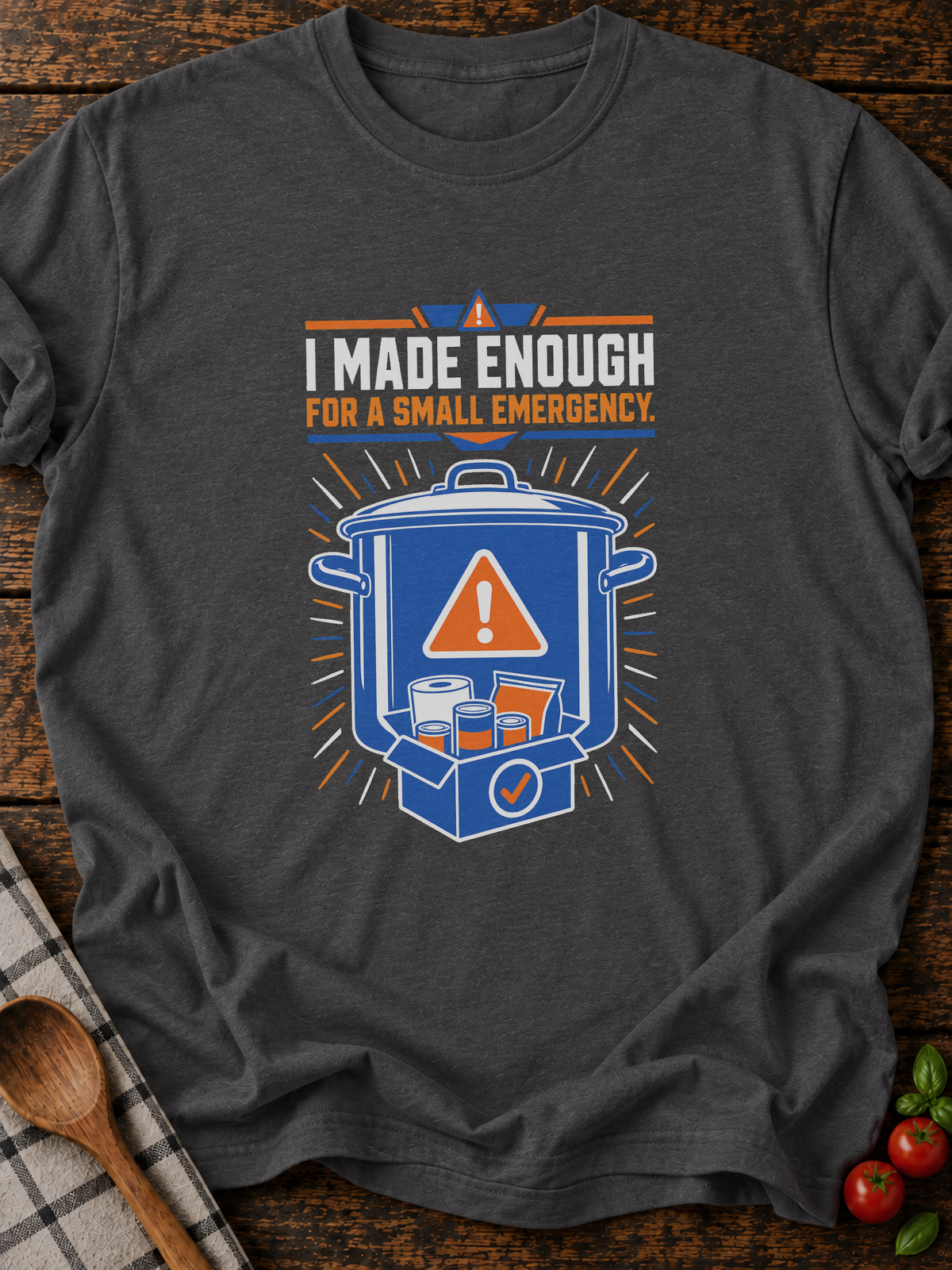 Small Emergency T-Shirt - Dark Heather