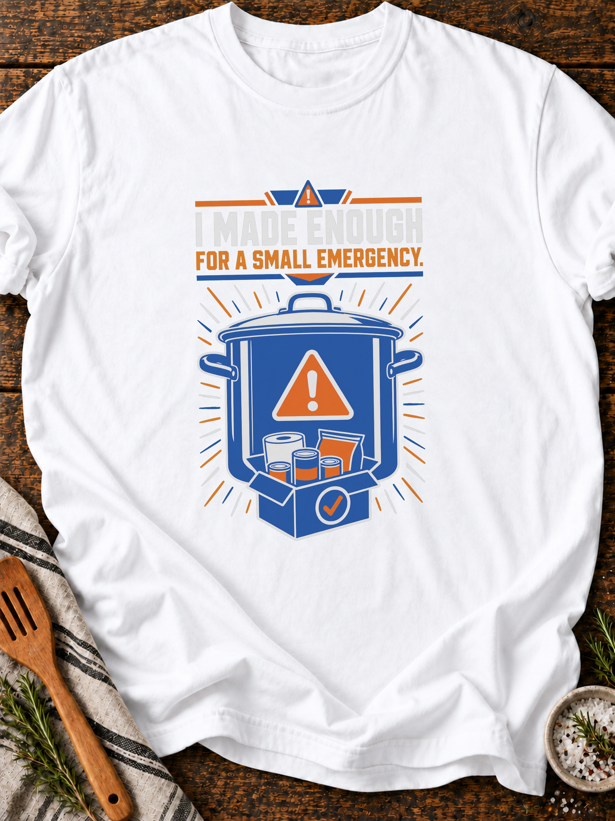 Small Emergency T-Shirt - White
