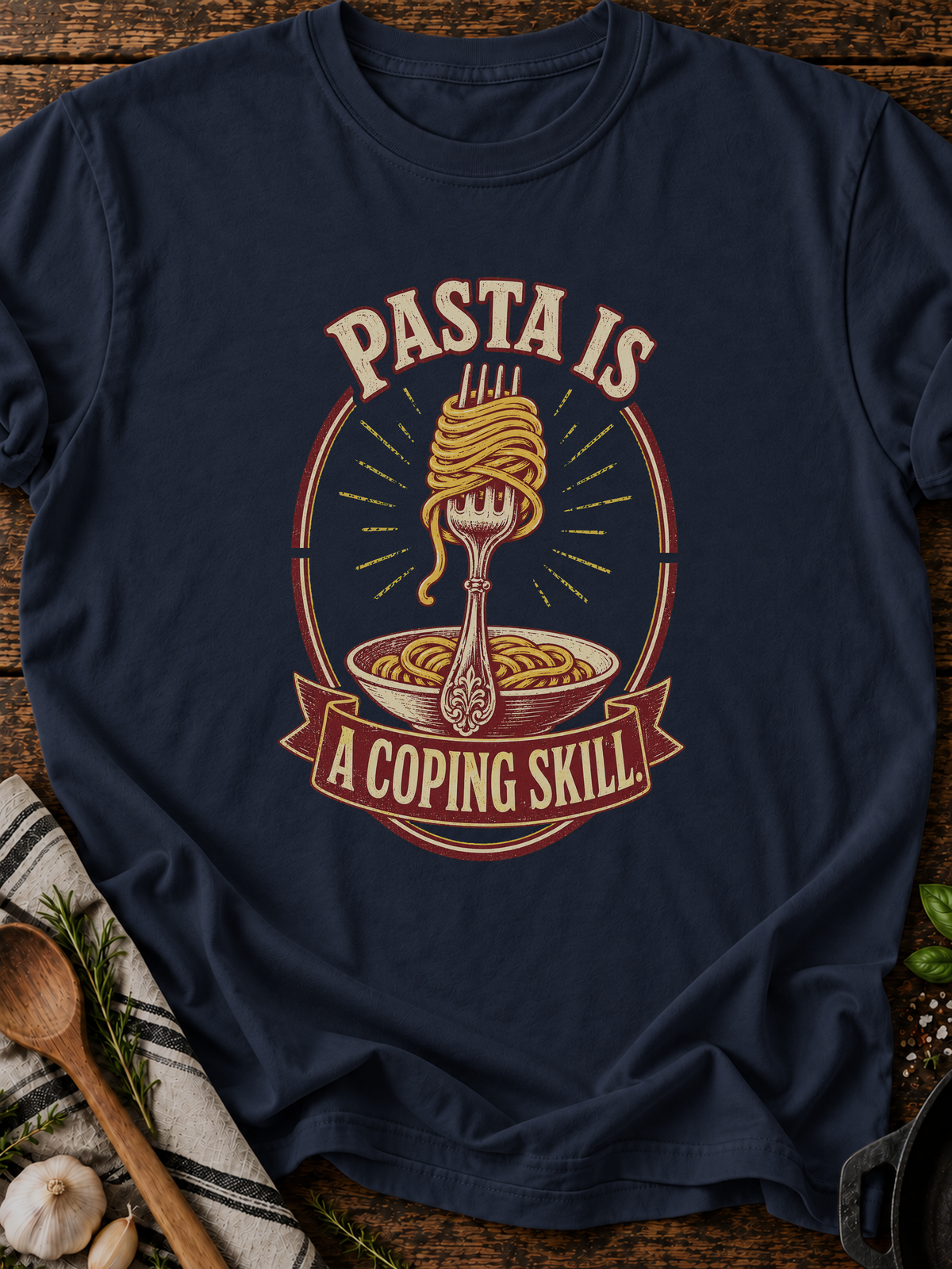 Pasta Coping T-Shirt - Navy