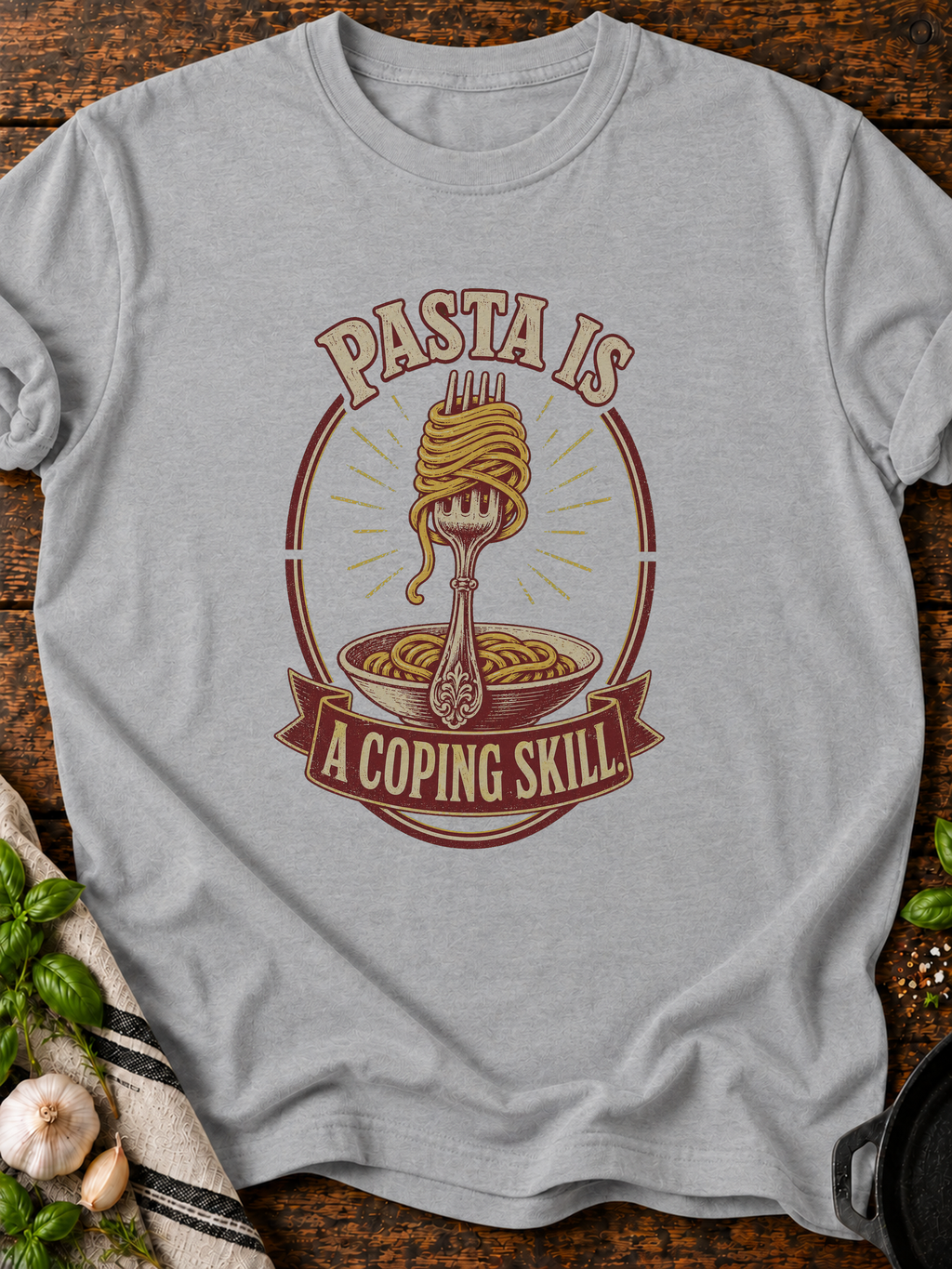 Pasta Coping T-Shirt - Sport Grey