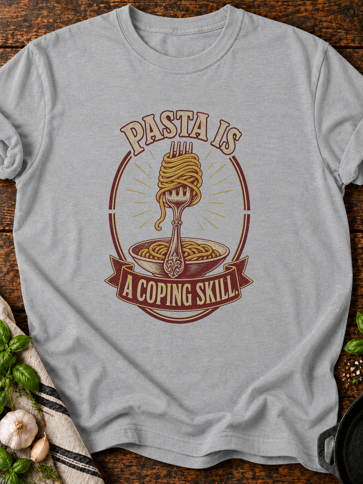 Pasta Coping T-Shirt - Sport Grey