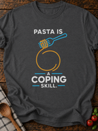 Pasta Coping Minimal T-Shirt - Dark Heather