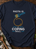 Pasta Coping Minimal T-Shirt - Navy
