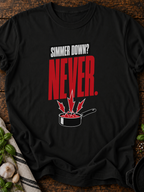 Simmer Never T-Shirt - Black