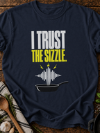Trust Sizzle Waveform T-Shirt - Navy