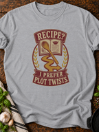 Recipe Plot Twists T-Shirt - Sport Grey