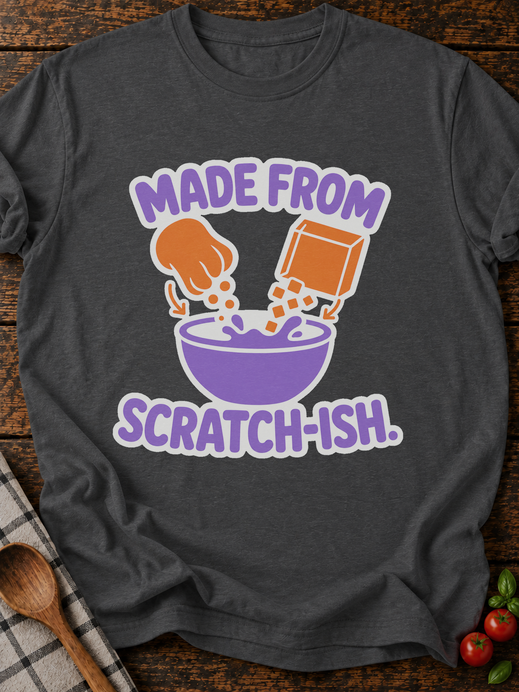 Scratch Ish T-Shirt - Dark Heather