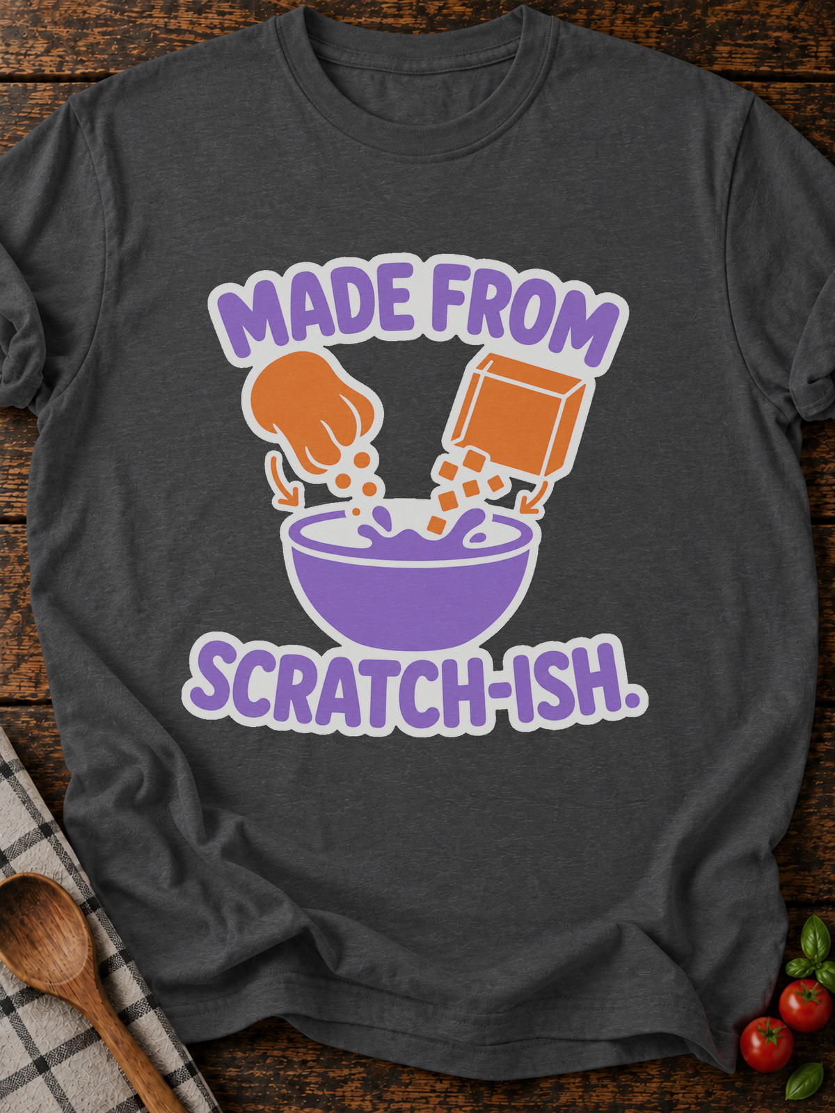 Scratch Ish T-Shirt - Dark Heather