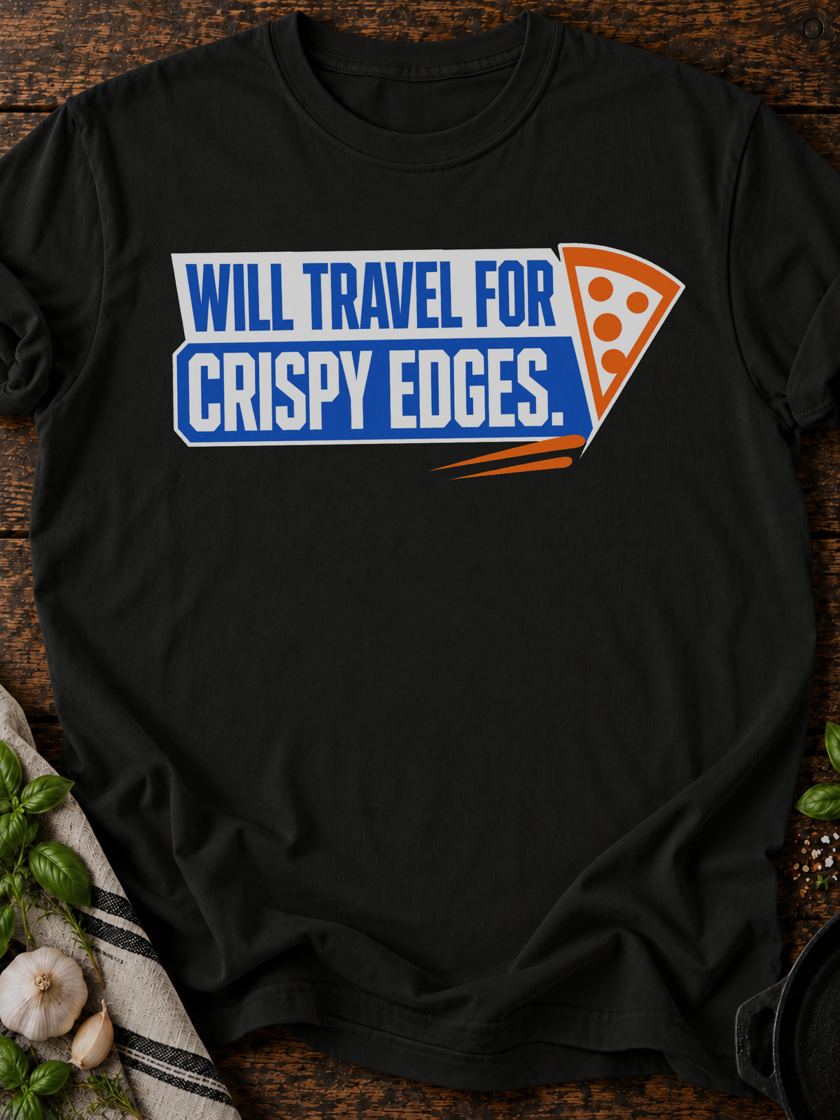 Travel Crispy T-Shirt - Black