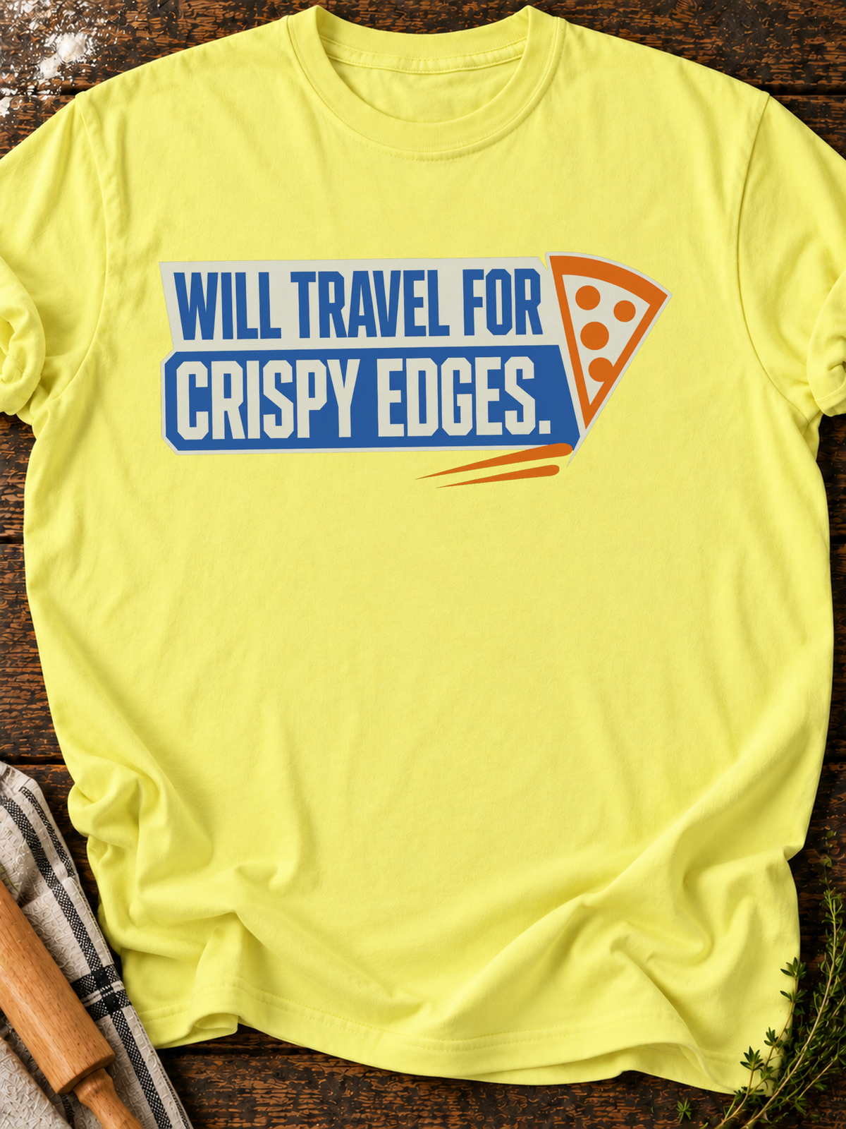 Travel Crispy T-Shirt - Cornsilk