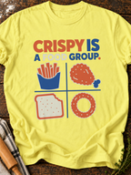 Crispy Food Group T-Shirt - Cornsilk