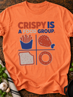 Crispy Food Group T-Shirt - Heather Orange
