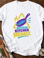 Kitchen Menace T-Shirt - White