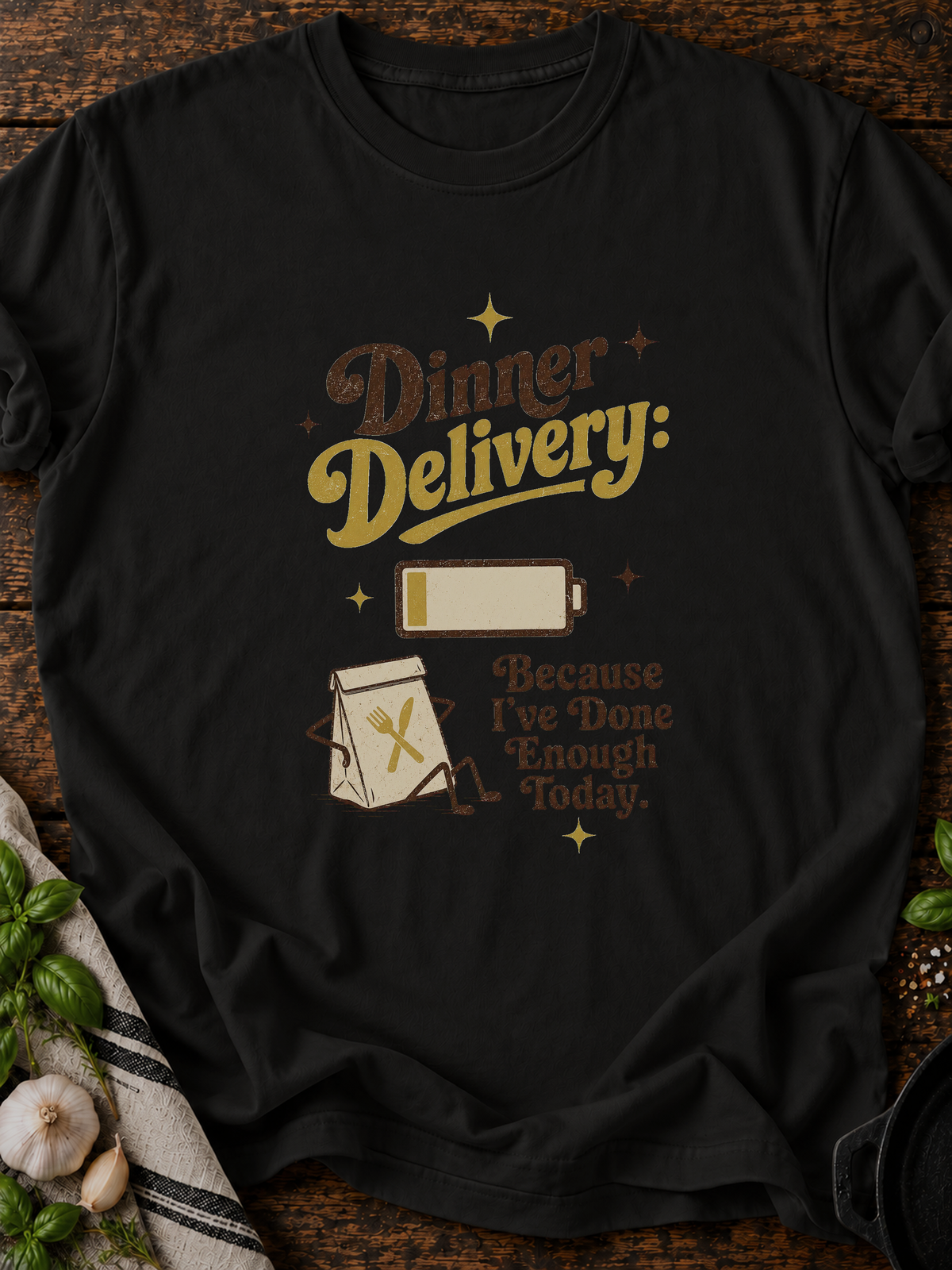Done Enough Today T-Shirt - Black