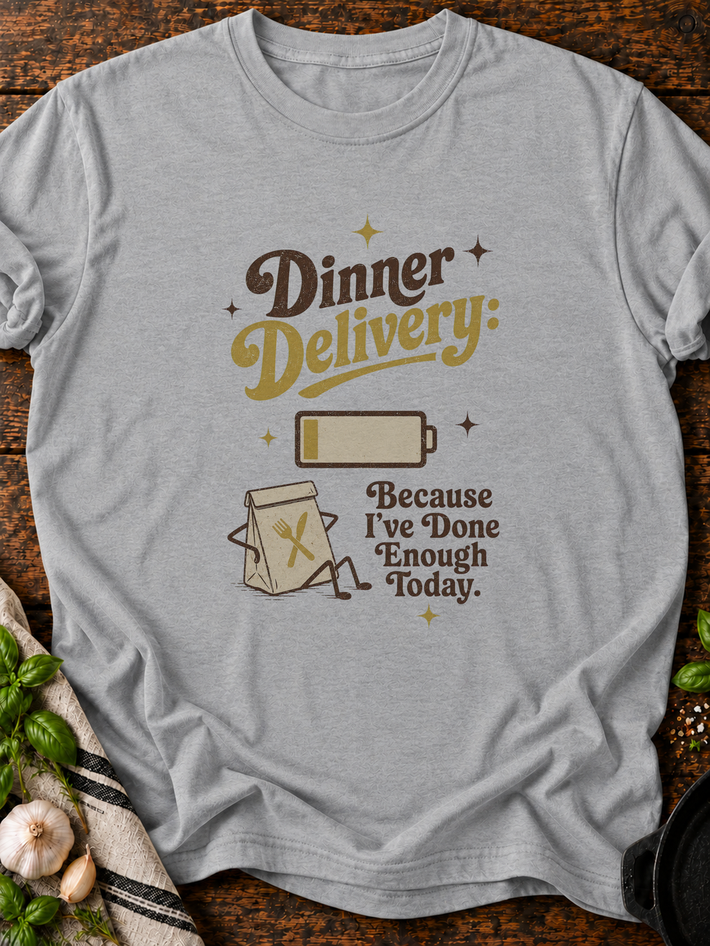 Done Enough Today T-Shirt - Sport Grey