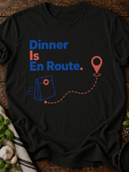 Dinner En Route T-Shirt - Black