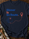 Dinner En Route T-Shirt - Navy